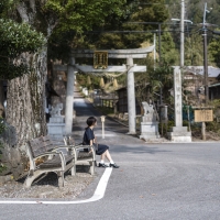 須賀神社の参道入口